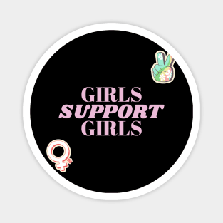 girls support girls Magnet